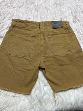 Filson Tan Cargo cutoff Work Shorts